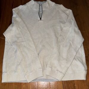 Tommy Bahama Men's Beige Zip-Up Sweater